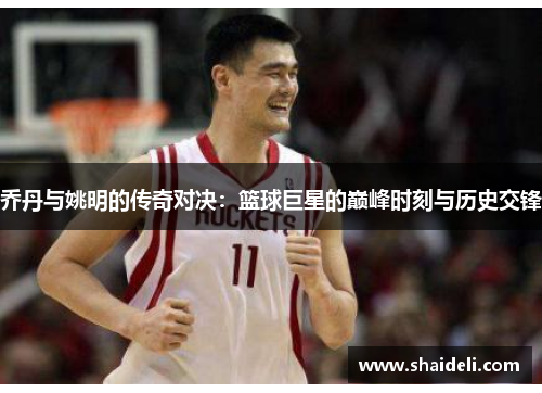 乔丹与姚明的传奇对决：篮球巨星的巅峰时刻与历史交锋